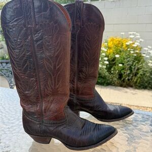 J. Chisholm Classic Vintage Western Leather Boots